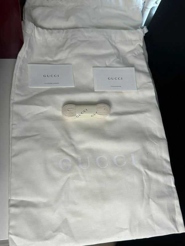 Gucci Sneakers Montantes Toile GG Monogram Beige T.41,5 — Neuves