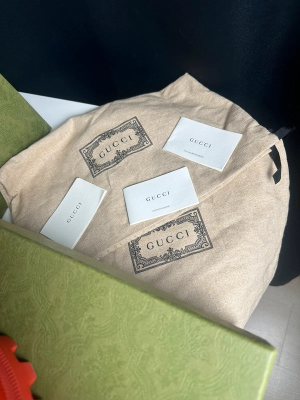 Gucci Bottes Horsebit Caoutchouc Rouge T.37 — Neuves