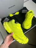 Balenciaga Track Sneakers Mesh Technique Jaune Fluo T.41 — Neuves