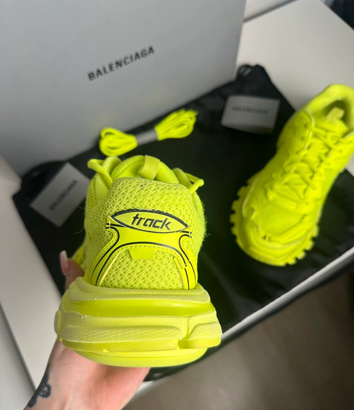 Balenciaga Track Sneakers Mesh Technique Jaune Fluo T.41 — Neuves