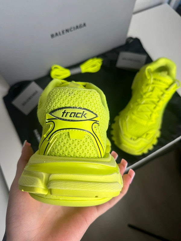 Balenciaga Track Sneakers Mesh Technique Jaune Fluo T.41 — Neuves
