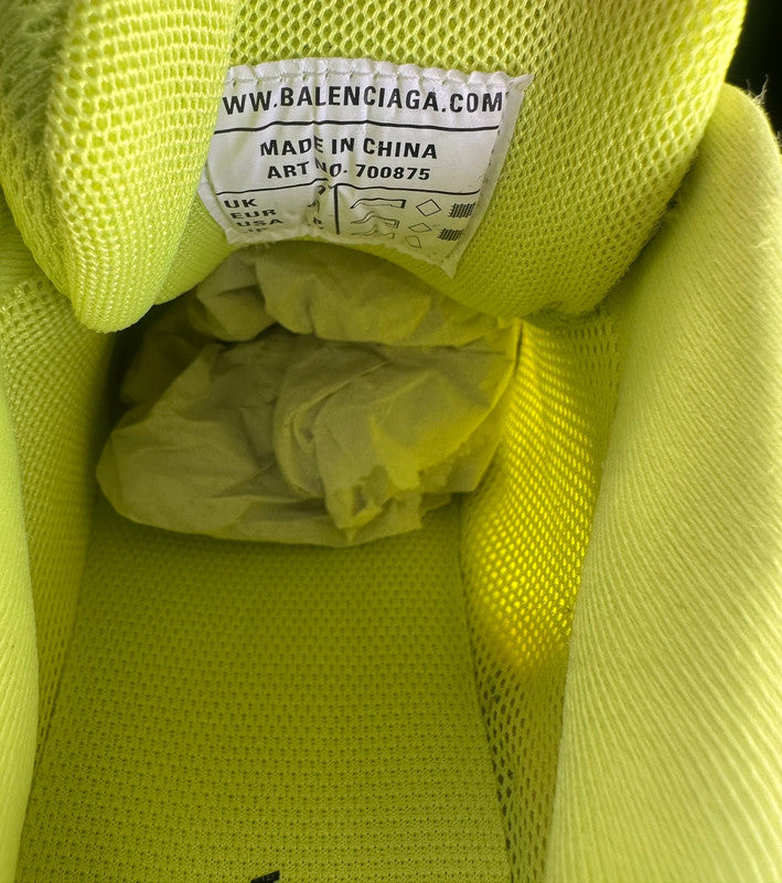 Balenciaga Track Sneakers Mesh Technique Jaune Fluo T.41 — Neuves