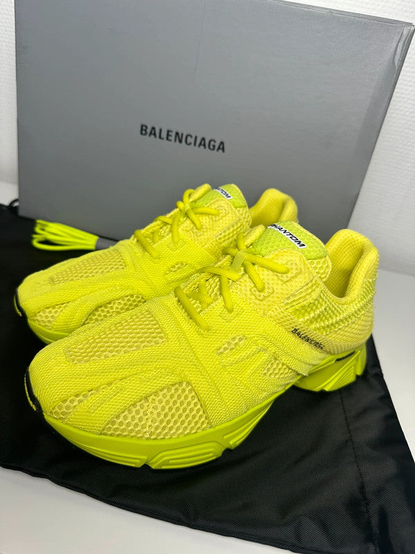 Balenciaga Phantom Sneakers Mesh Technique Jaune Fluo T.41 — Neuves