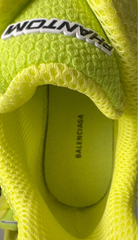 Balenciaga Phantom Sneakers Mesh Technique Jaune Fluo T.41 — Neuves