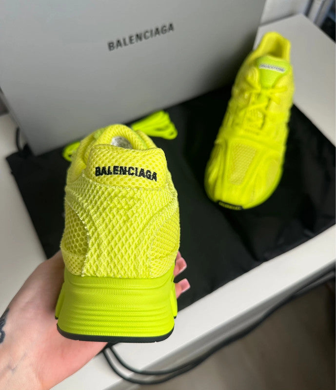 Balenciaga Phantom Sneakers Mesh Technique Jaune Fluo T.41 — Neuves