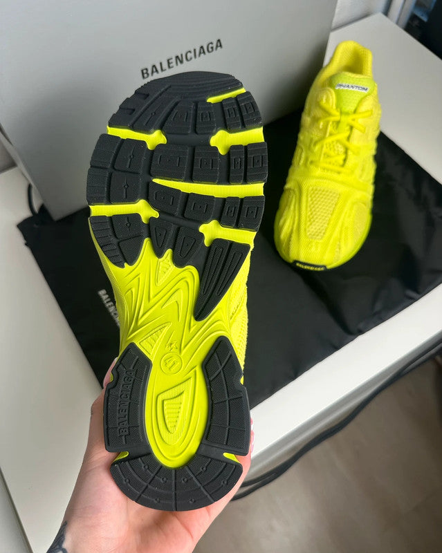 Balenciaga Phantom Sneakers Mesh Technique Jaune Fluo T.41 — Neuves