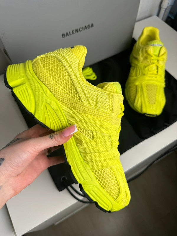 Balenciaga Phantom Sneakers Mesh Technique Jaune Fluo T.41 — Neuves