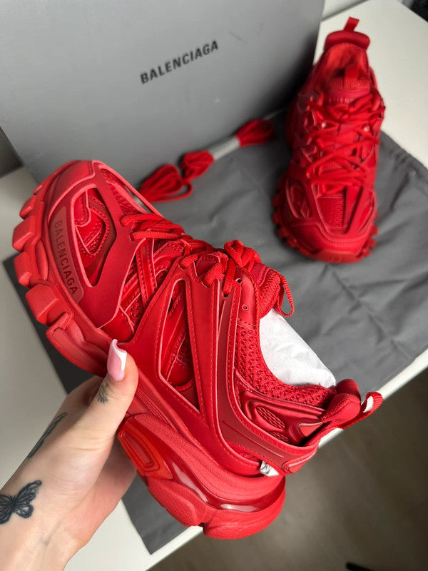 Balenciaga Track Sneakers Mesh Technique Rouge T.36 — Neuves