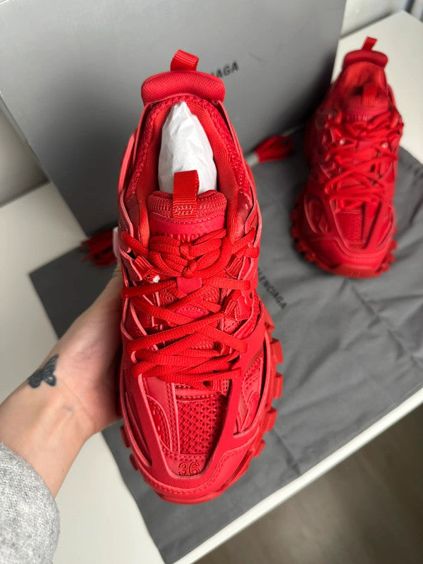 Balenciaga Track Sneakers Mesh Technique Rouge T.36 — Neuves