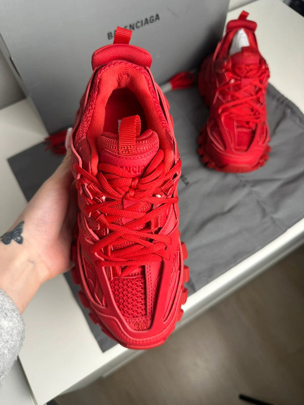 Balenciaga Track Sneakers Mesh Technique Rouge T.36 — Neuves