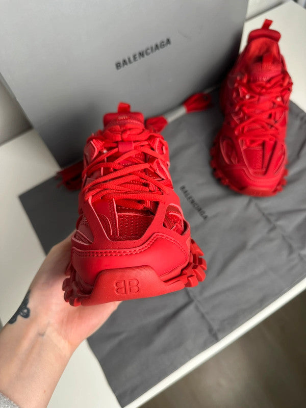 Balenciaga Track Sneakers Mesh Technique Rouge T.36 — Neuves