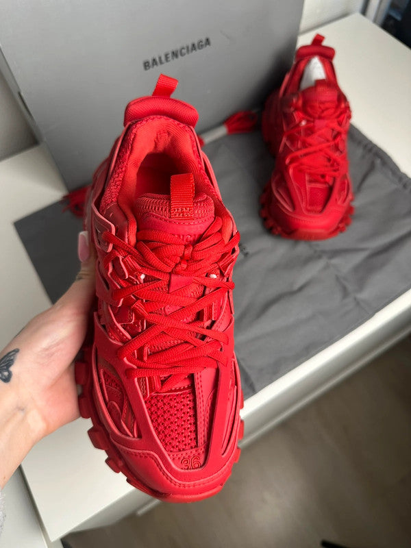 Balenciaga Track Sneakers Mesh Technique Rouge T.36 — Neuves