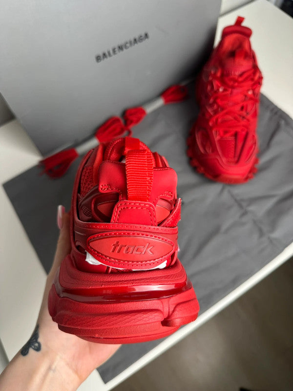 Balenciaga Track Sneakers Mesh Technique Rouge T.36 — Neuves