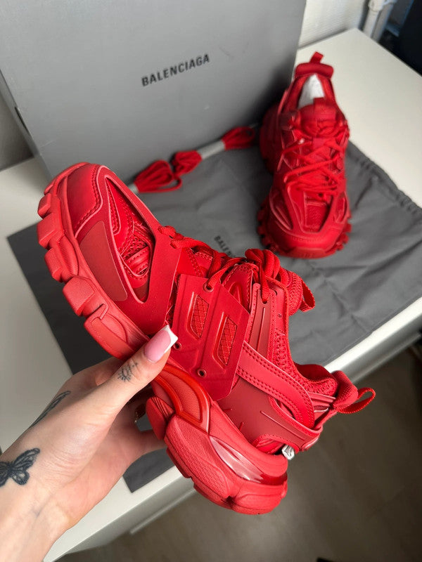 Balenciaga Track Sneakers Mesh Technique Rouge T.36 — Neuves