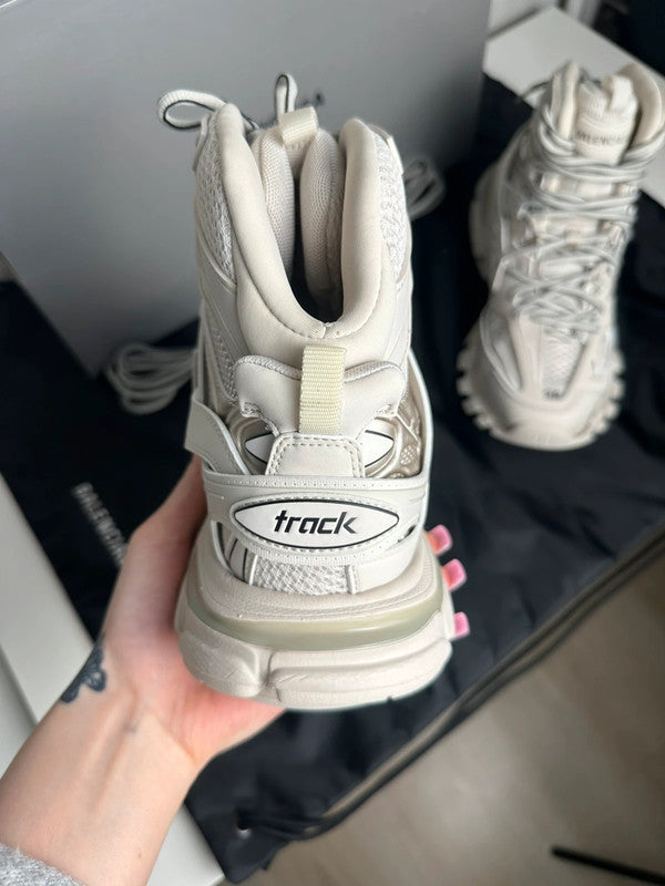Balenciaga Track Hike Sneakers Montantes Mesh Technique Beige T.38 — Neuves