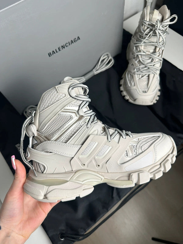 Balenciaga Track Hike Sneakers Montantes Mesh Technique Beige T.38 — Neuves