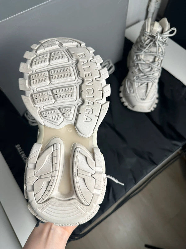 Balenciaga Track Hike Sneakers Montantes Mesh Technique Beige T.38 — Neuves