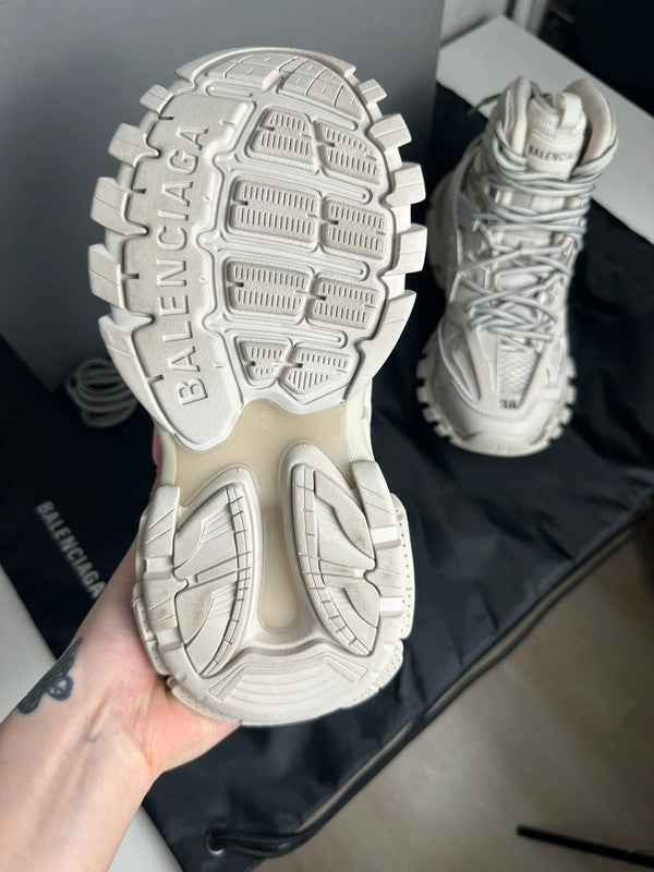 Balenciaga Track Hike Sneakers Montantes Mesh Technique Beige T.38 — Neuves