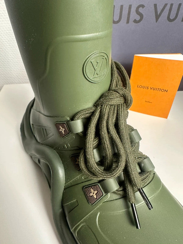 Louis Vuitton Archlight Bottines Sneakers Kaki T.38 — Neuves