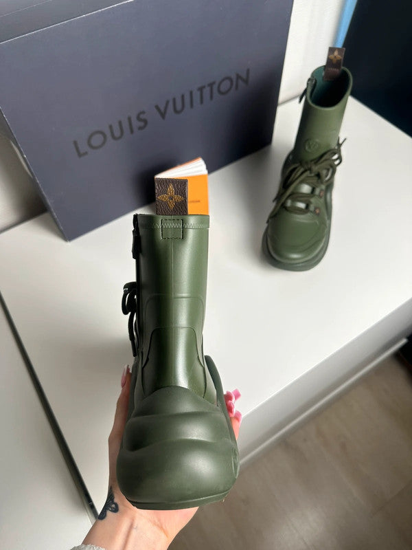 Louis Vuitton Archlight Bottines Sneakers Kaki T.38 — Neuves