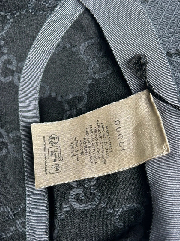 Gucci Bob GG Monogramme Gris & Noir T.S — Neuf