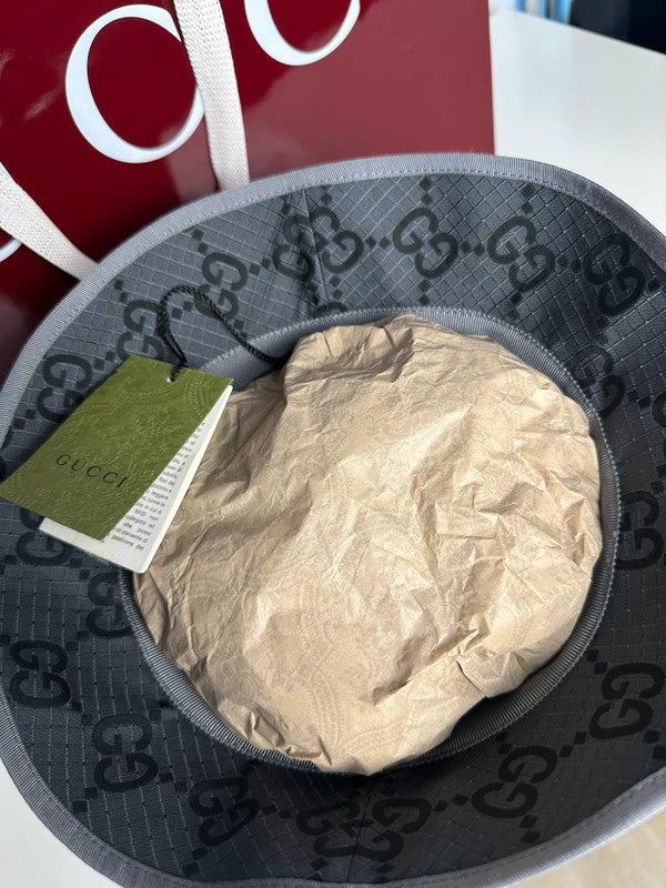 Gucci Bob GG Monogramme Gris & Noir T.S — Neuf
