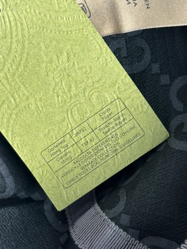 Gucci Bob GG Monogramme Gris & Noir T.S — Neuf