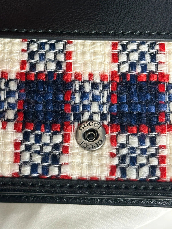 Gucci Dionysus Tweed Vichy Rouge Bleu Blanc — Neuf