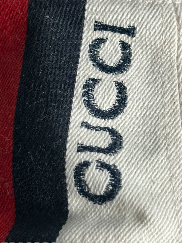Gucci Bob Blanc Bandes Web Rouge & Bleu T.S — Neuf
