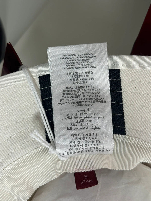 Gucci Bob Blanc Bandes Web Rouge & Bleu T.S — Neuf