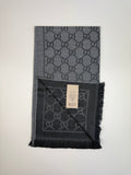Gucci Écharpe Réversible Laine 48×180 cm — Neuve
